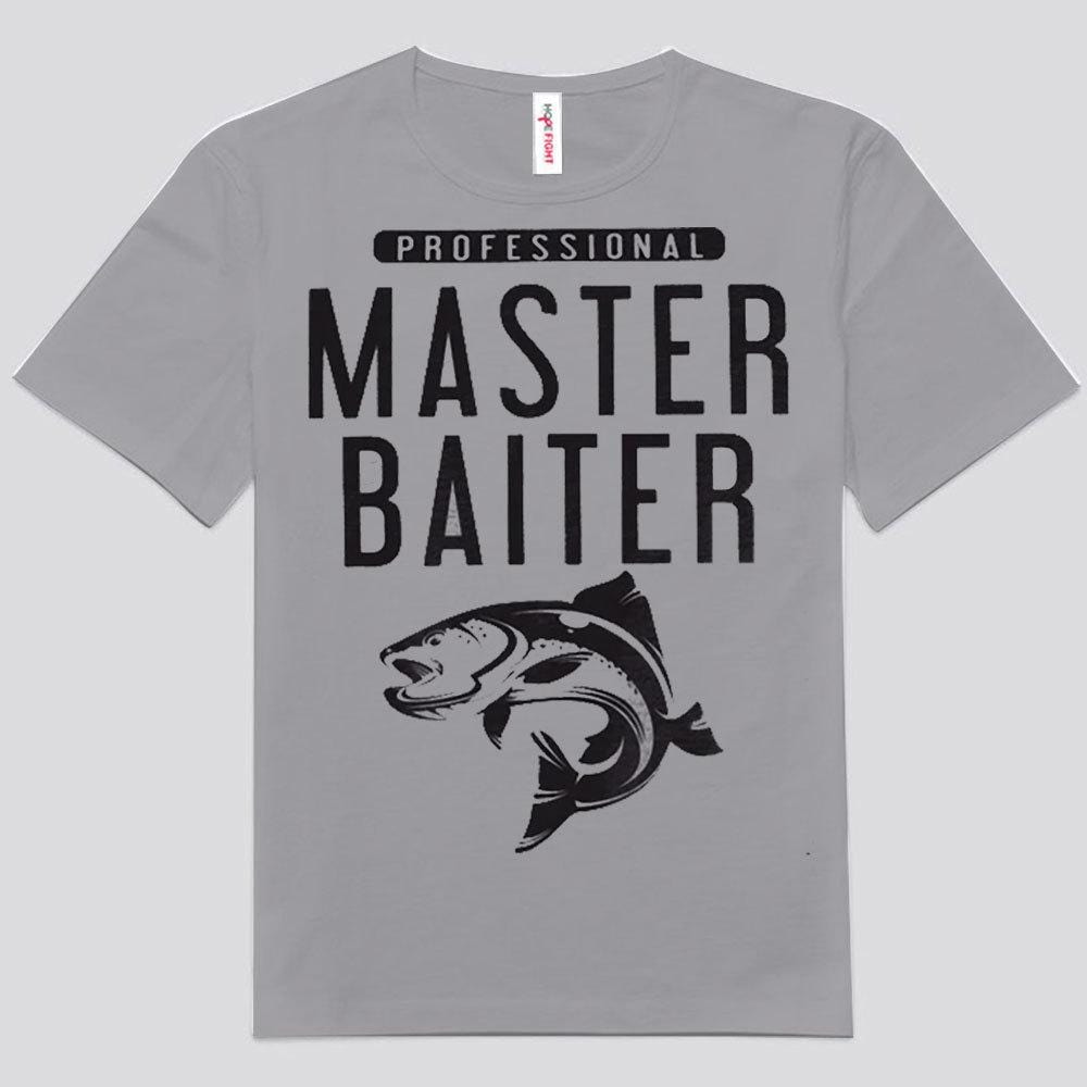 Master Baiter Shirts, Fishing T Shirts, Fisherman Shirt, Funny Fishing Shirts