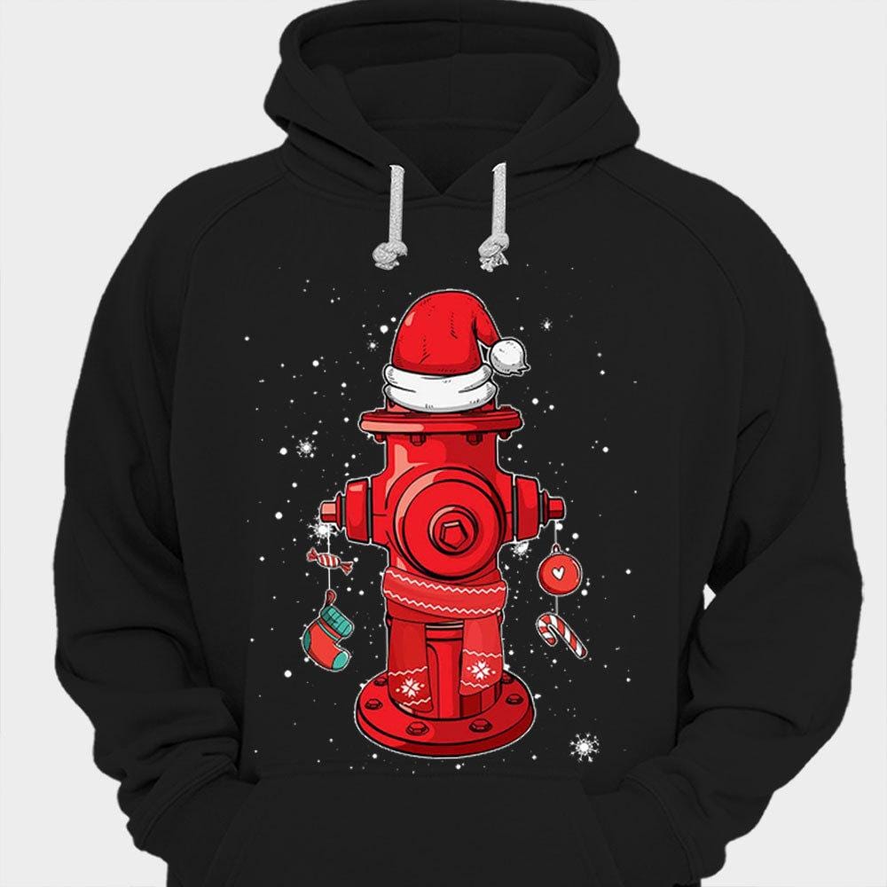 Camisetas navideñas de bomberos