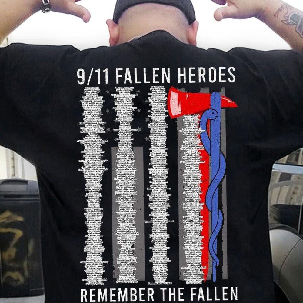 9-11 Fallen Heroes, Remember The Fallen, Firefighter Shirts