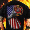 Firefighter Flag Shirt