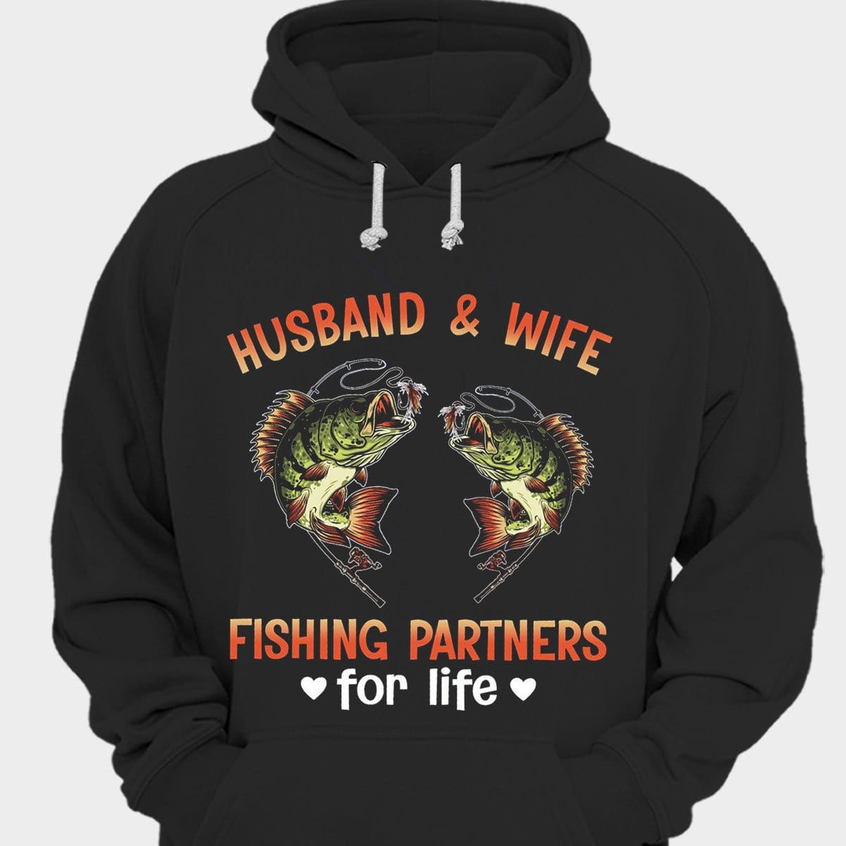 Husband & Wife Fishing Partners For Life Shirts