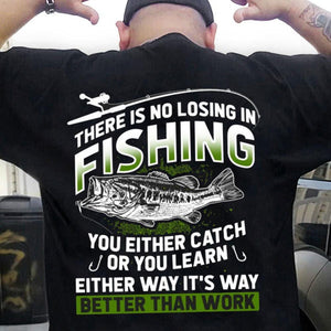 En las camisetas de pesca no hay pérdida