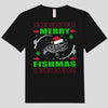 Merry Fishmas Christmas Fishing Shirts