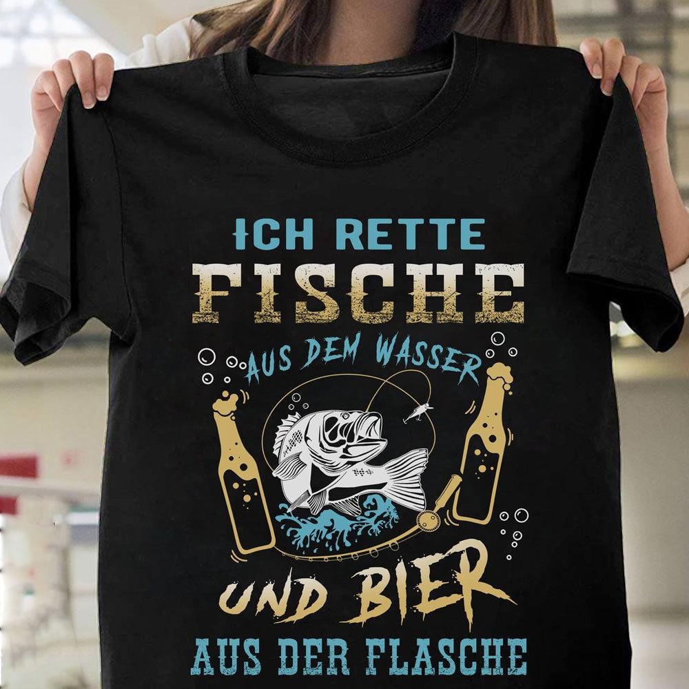 Camisas de pesca para hombres y mujeres Camisas de pesca geniales de Alemania