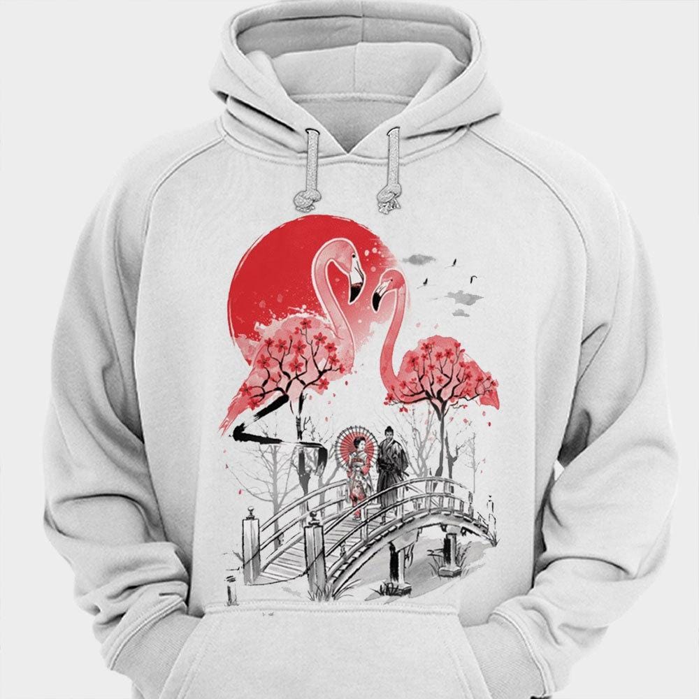 Camisetas con estampado de flores de cerezo y sakura de Flamingo Garden