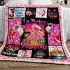I'm Flocking Fabulous, Flamingo Blanket Fleece & Sherpa