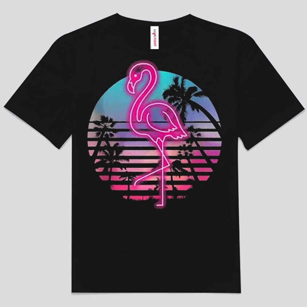 Camisetas de flamencos neón
