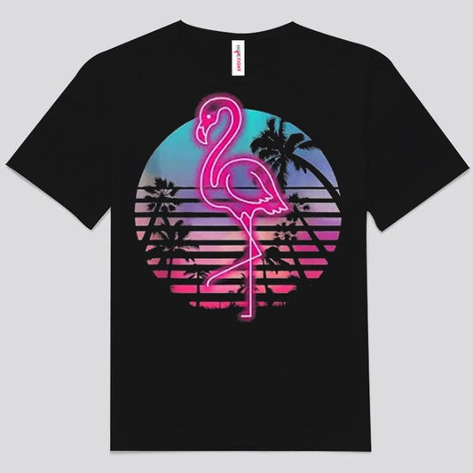 Camisetas de flamencos neón