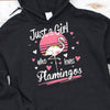 Just A Girl Who Love Flamingos Shirts