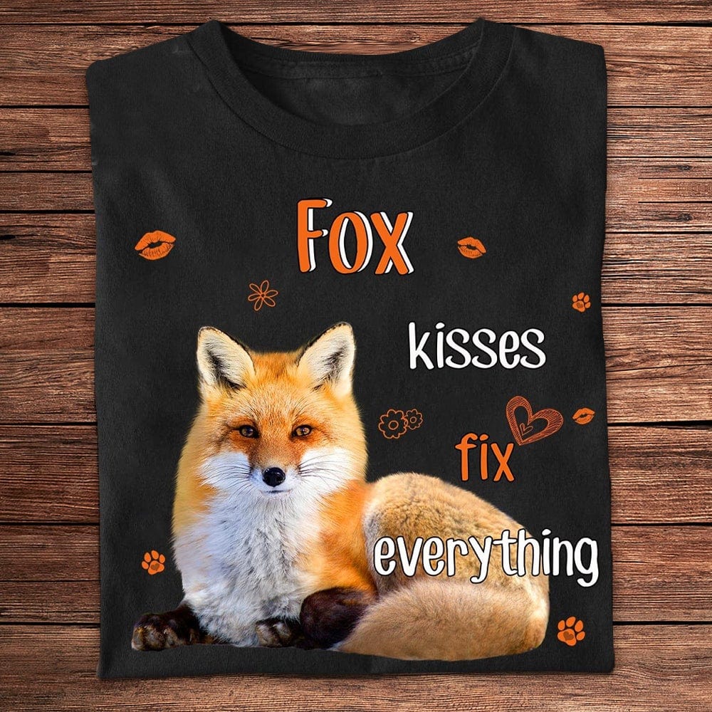 Fox Kisses Fix Everything Shirts