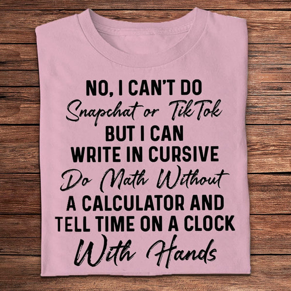 tik tok pink shirt
