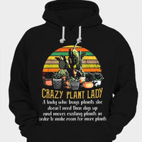 Crazy Plant Lady Vintage Gardening Shirts