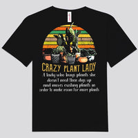 Crazy Plant Lady Vintage Gardening Shirts