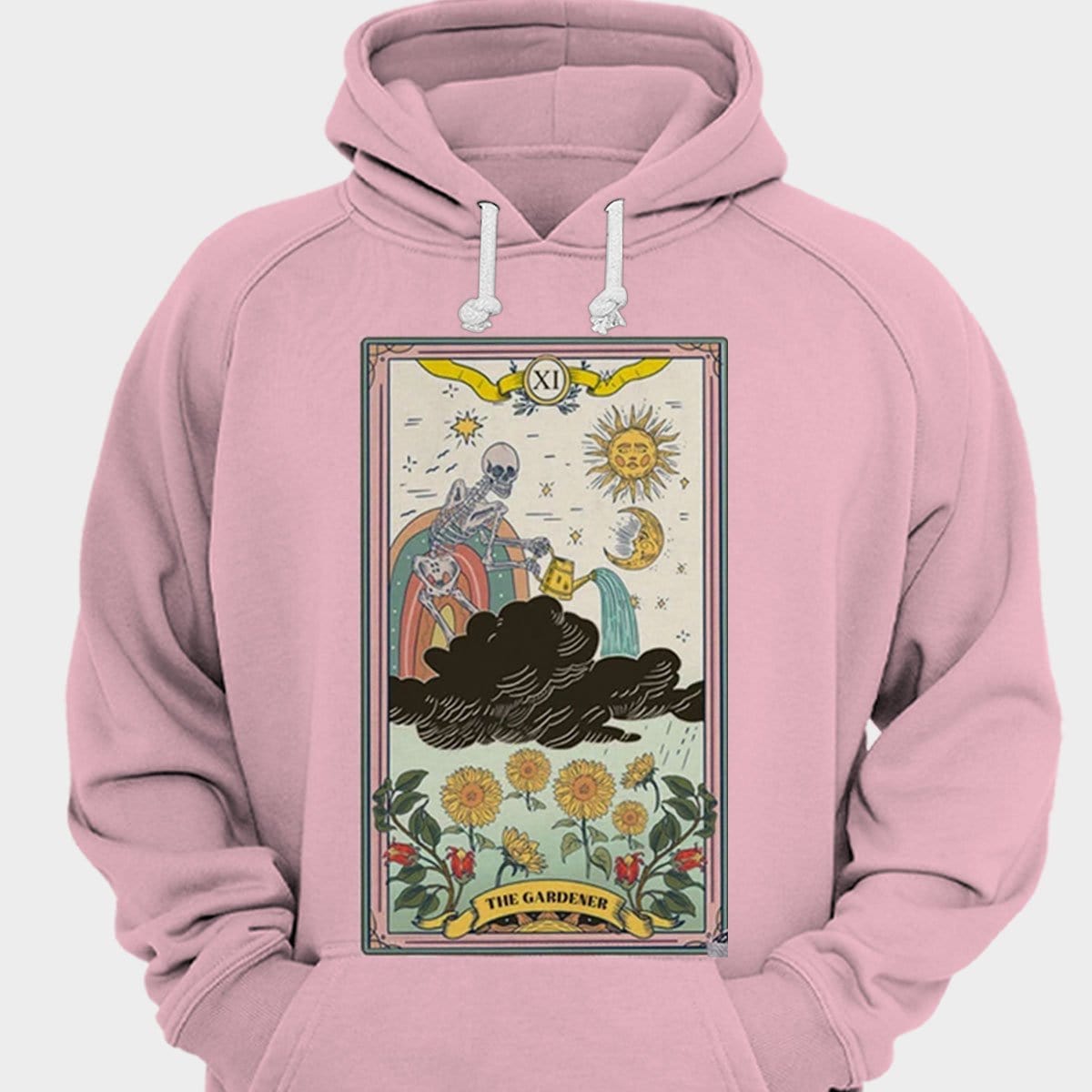 Camisetas divertidas de jardinería con esqueleto de jardinero