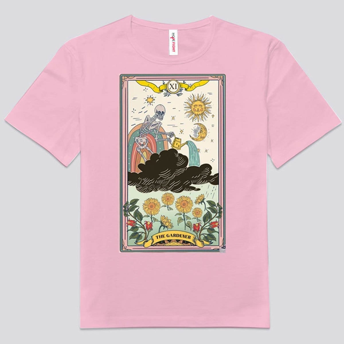 Camisetas divertidas de jardinería con esqueleto de jardinero