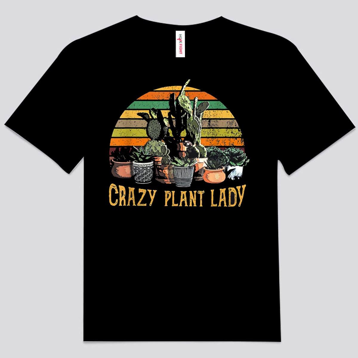 Camisetas vintage de jardinería de Crazy Plant Lady