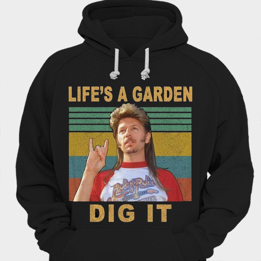 Life's A Garden Dig It Gardening Vintage Shirts