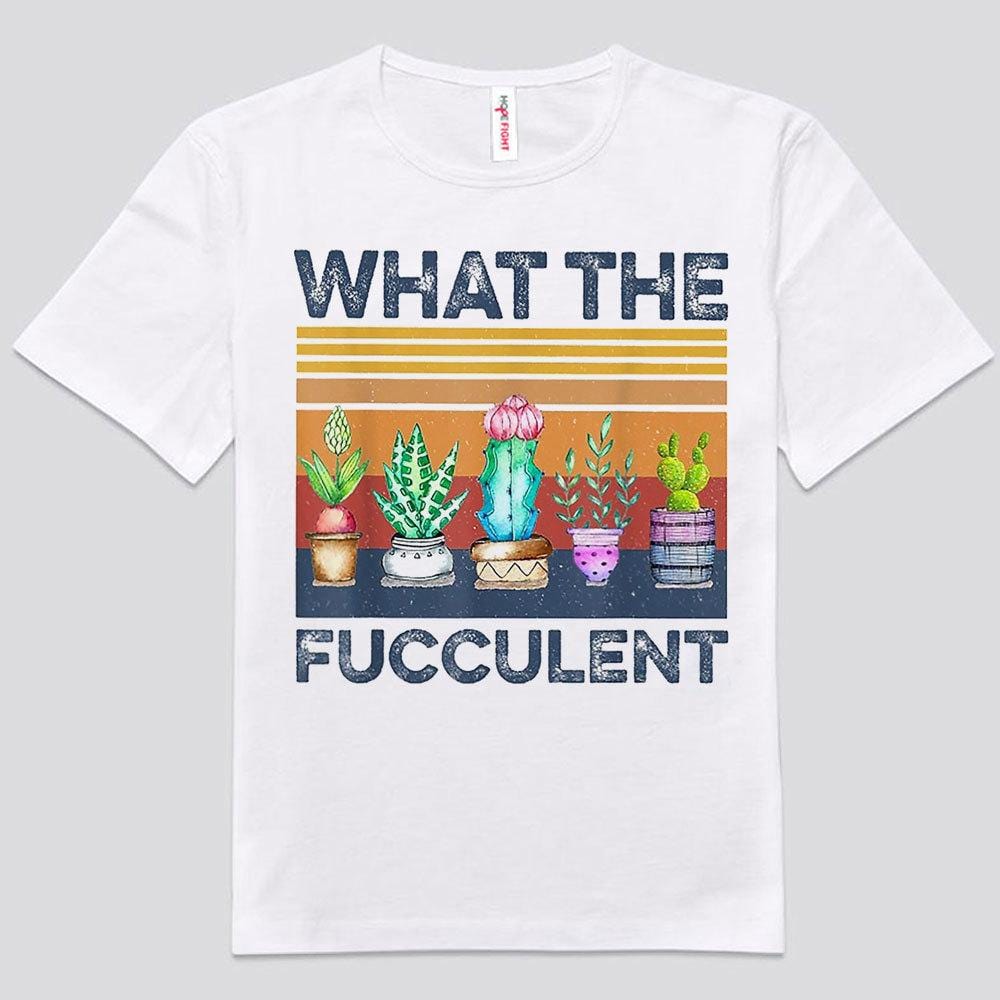 ¿Qué son las camisetas de jardinería fuculentas?