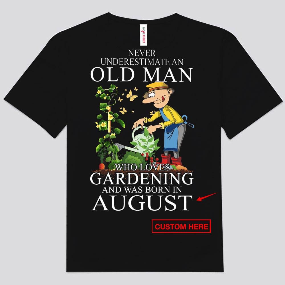 Nunca subestimes a un anciano que ama la jardinería Camisetas personalizadas