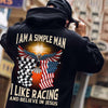 I'm A Simple Man I Like Racing And Believe In Jesus Shirts