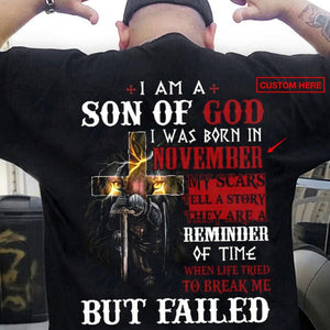 I Am A Son Of God Personalized Shirts