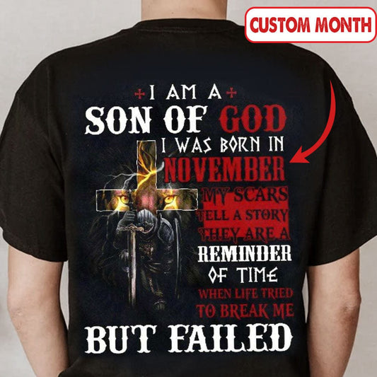 Camisetas personalizadas Soy hijo de Dios