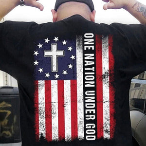 One Nation Under God American Flag Shirts