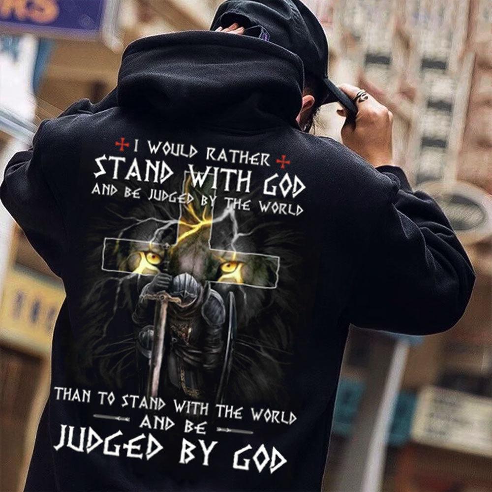 Prefiero estar con Dios y ser juzgado por Dios Camisetas