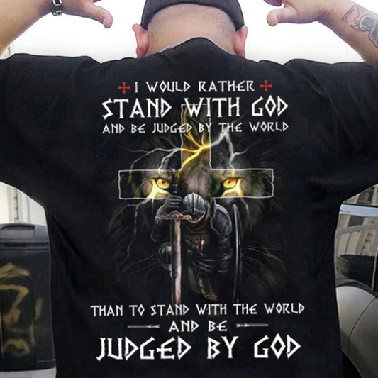 Prefiero estar con Dios y ser juzgado por Dios Camisetas