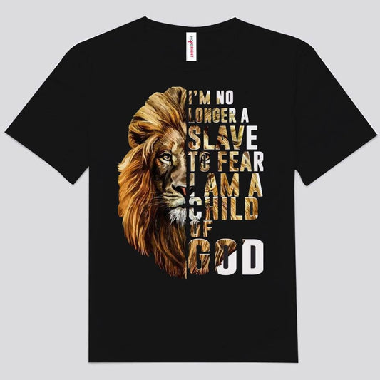 Ya no soy esclavo del miedo, soy hijo de Dios. Camisetas