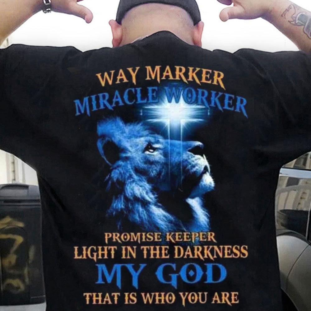 Camisetas de hacedor de milagros Way Maker