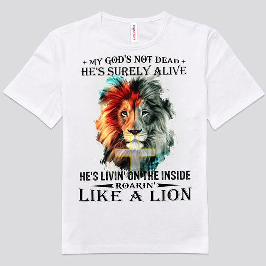 Mi Dios no está muerto, seguro que está vivo por dentro como un león.