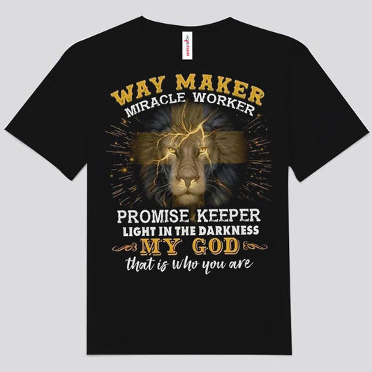 Camisas de hacedor de caminos, hacedor de milagros, mi Dios