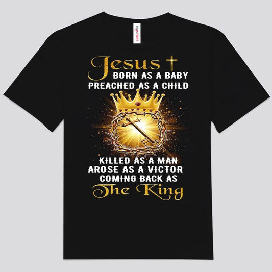 Jesús nació como un bebé, predicó como un niño y regresará como un rey