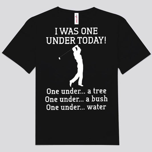 Hoy estuve uno debajo de las camisetas de golf