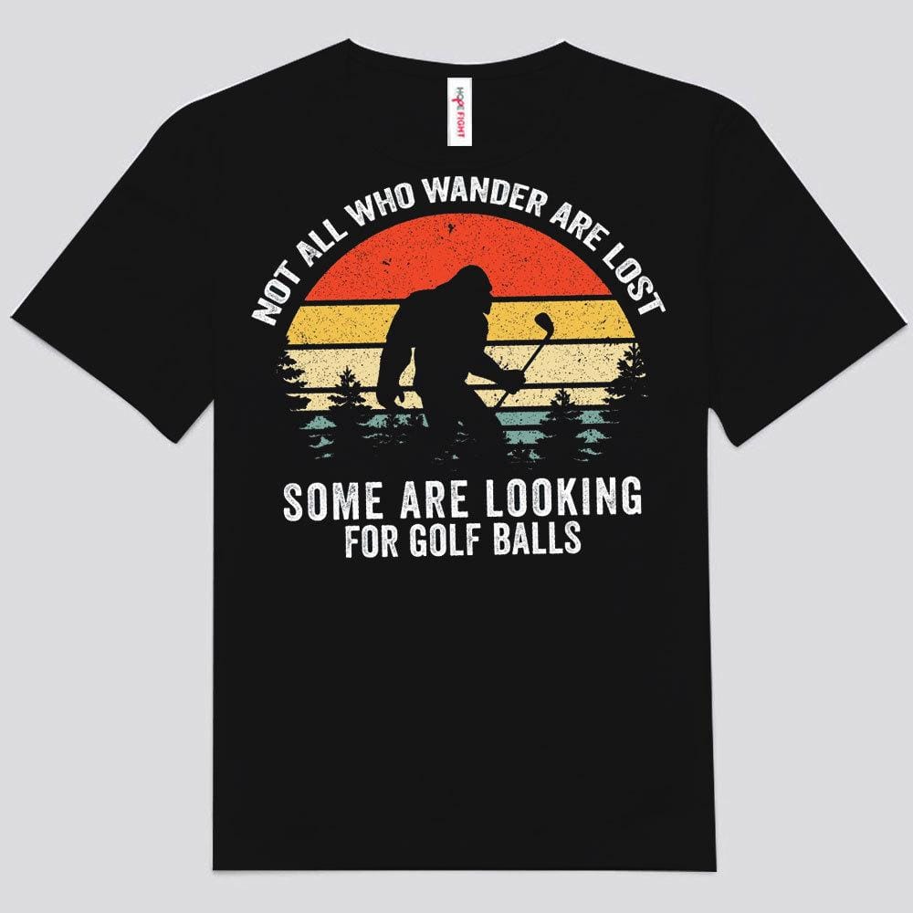 Algunos buscan camisetas con pelotas de golf
