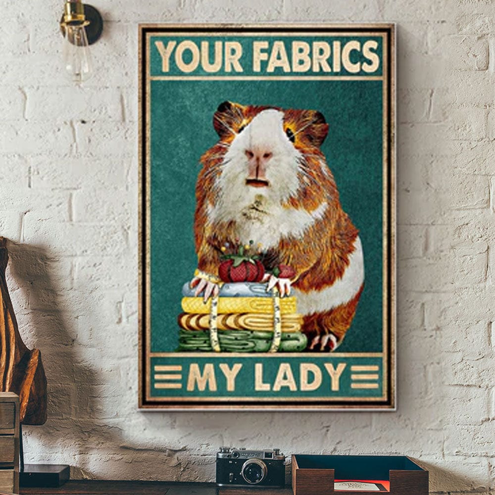 Póster Mi Señora Hámster de Your Fabrics, Lienzo