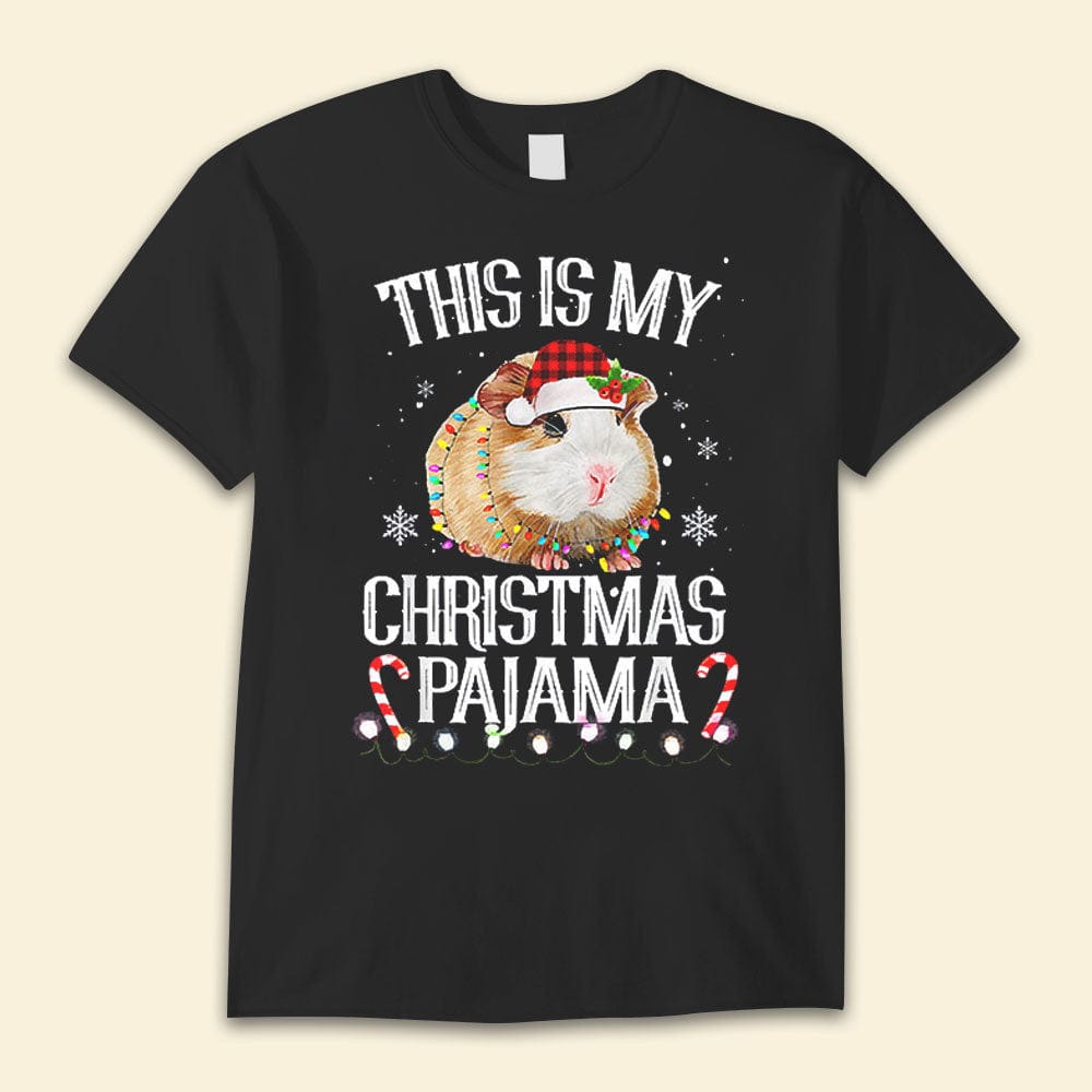 Esta es mi camiseta de pijama de hámster navideña