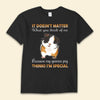 It Doesn't Matter What You Think Of Me Hamster Shirts