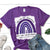 Alzheimer's Awareness Shirt, Rainbow You Not Remember I Will Never Forget