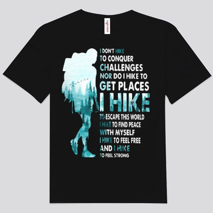 Hago senderismo para escapar de este mundo Camisetas de senderismo