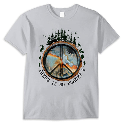 Camiseta hippie "No hay planeta B"