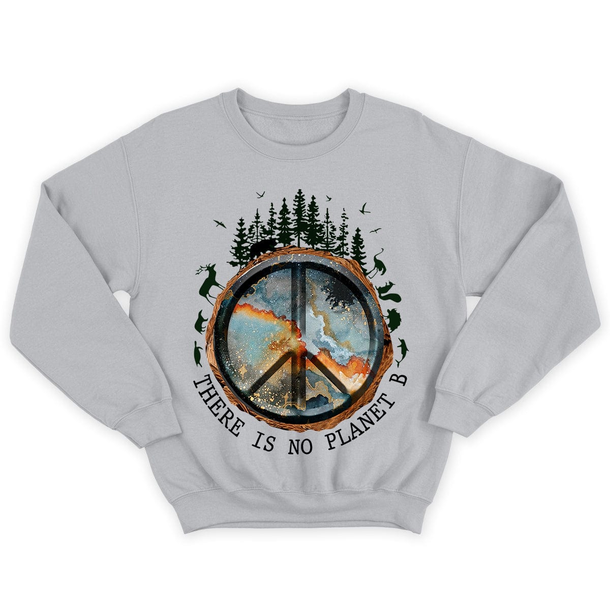 Camiseta hippie "No hay planeta B"