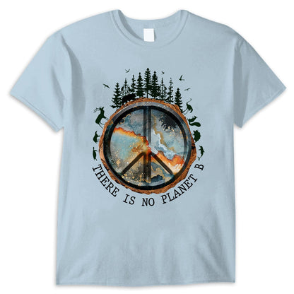 Camiseta hippie "No hay planeta B"