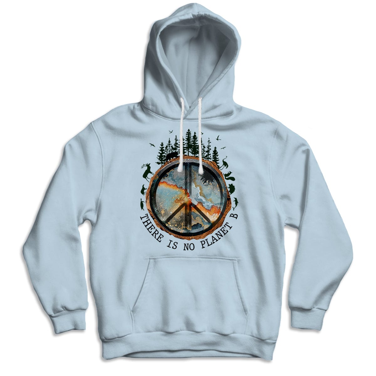 Camiseta hippie "No hay planeta B"