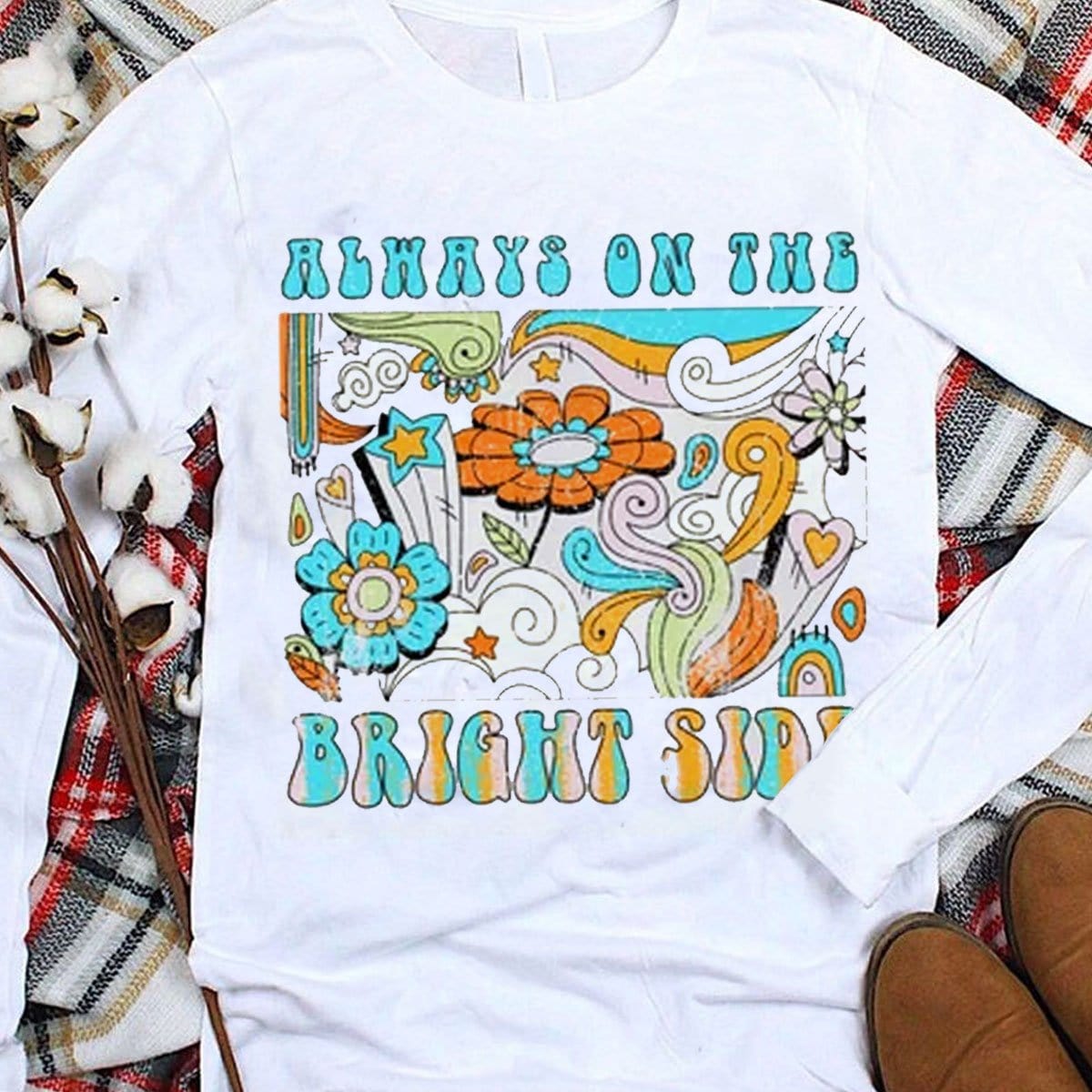 Camisetas hippies que siempre muestran el lado positivo