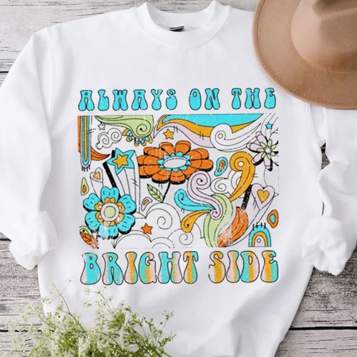 Camisetas hippies que siempre muestran el lado positivo