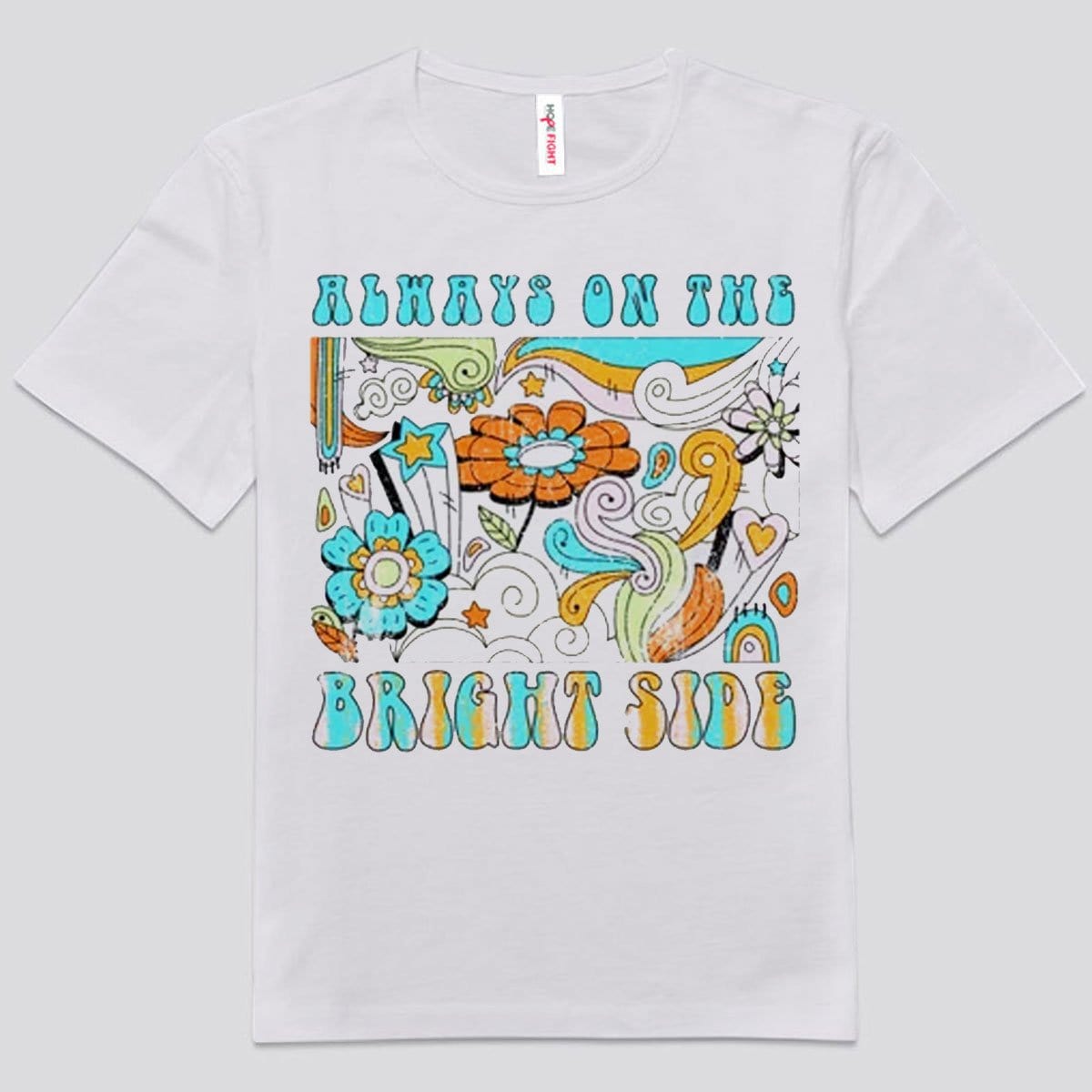 Camisetas hippies que siempre muestran el lado positivo