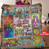 She Has The Soul Of Gypsy The Heart Of Hippie Personalized Blanket Fleece & Sherpa