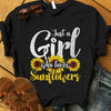 Just A Girl Who Loves Sunflowers Hippie Shirts